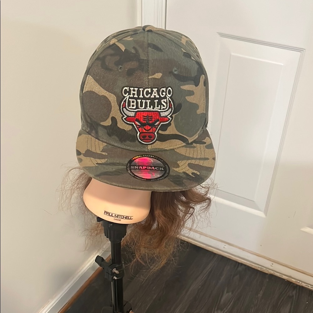 Chicago Bulls Camo Kids Snapback Hat